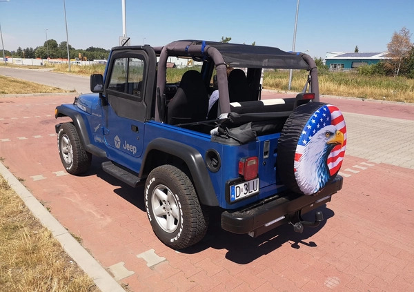 Jeep Wrangler cena 59500 przebieg: 281280, rok produkcji 2002 z Jabłonowo Pomorskie małe 79